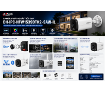 Camera Wifi Dahua DH-IPC-HFW1539DTK2-SAW-IL