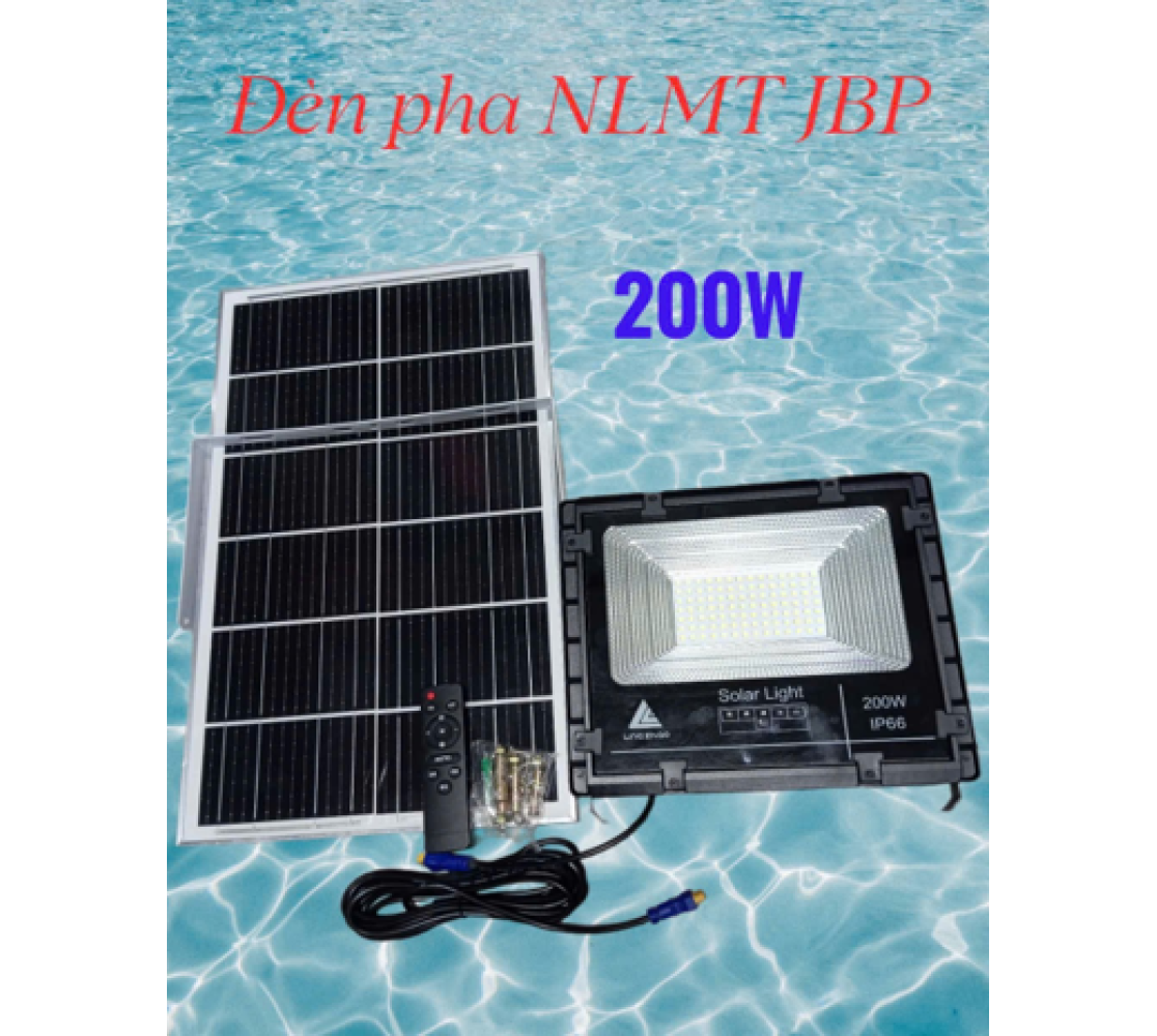 ĐÈN PHA NĂNG LƯỢNG MẶT TRỜI MÃ JBP - 200W