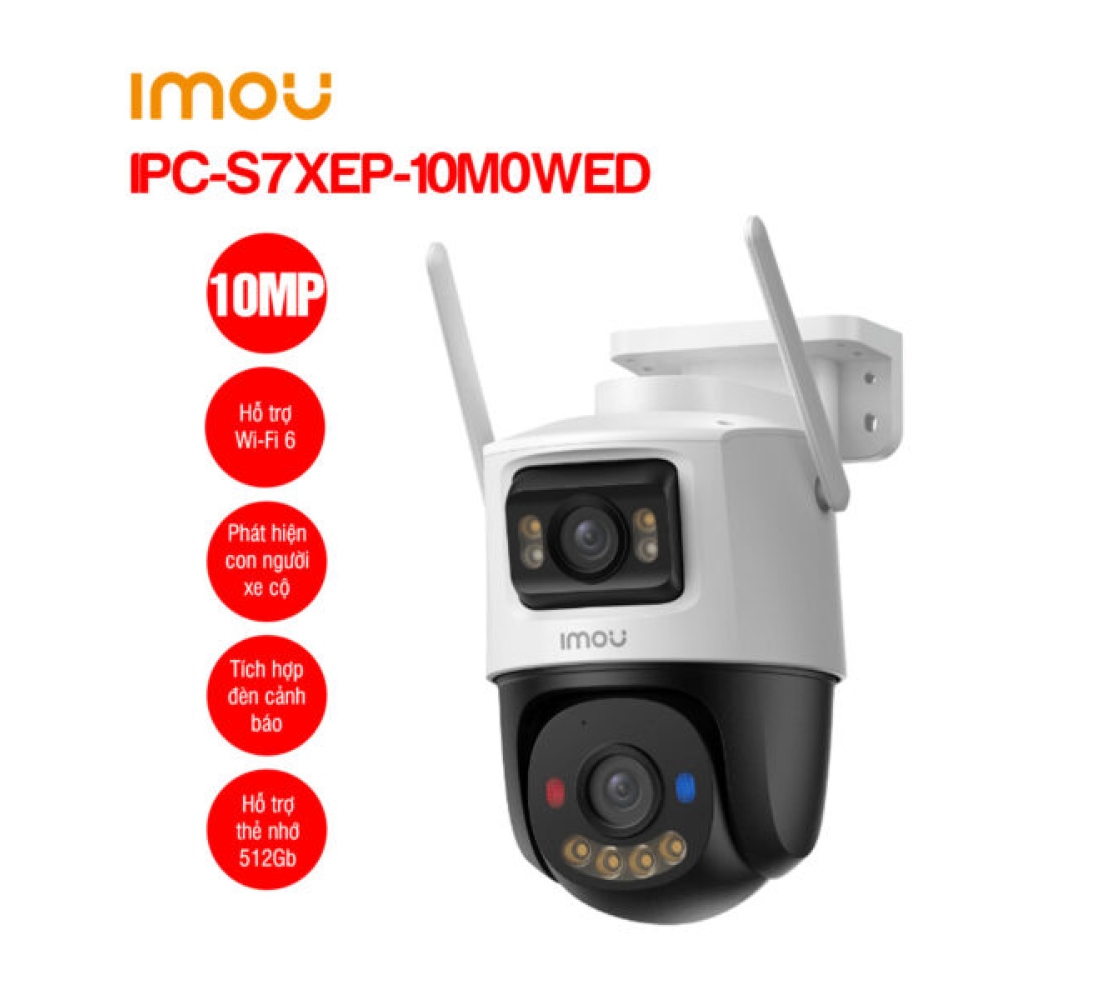 Camera Wifi ngoài trời 10MP iMOU IPC-S7XEP-10M0WED