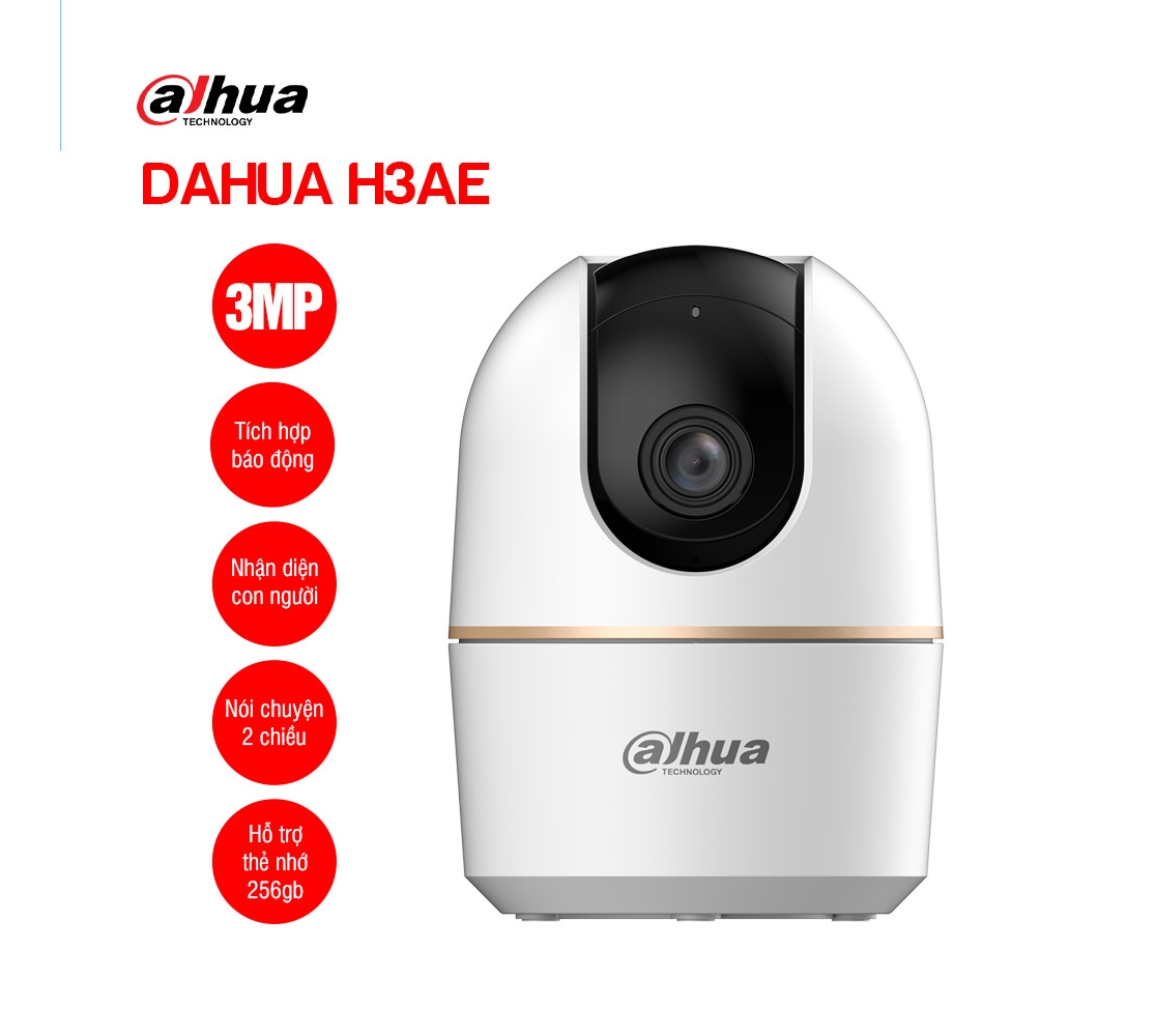 Camera Wifi quay quét trong nhà Hero A1 3MP DAHUA DH-H3AE
