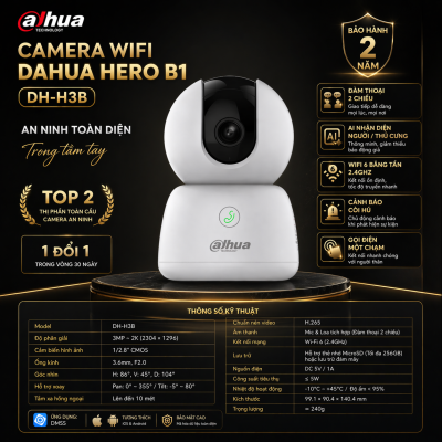 Camera wifi Dahua Hero B1 DH-H3B